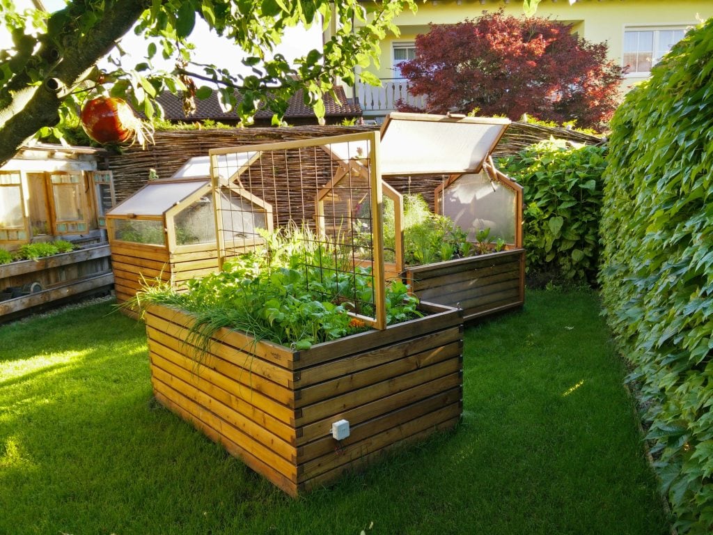 Hochbeet aus Holz