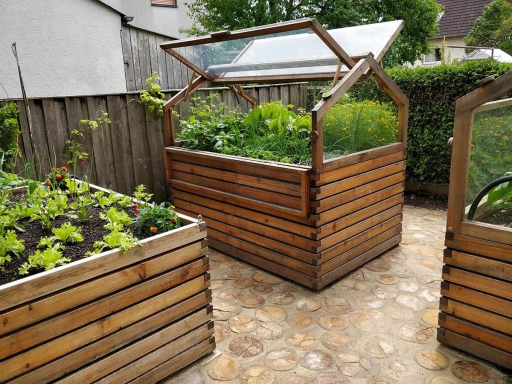 Hochbeet mit Frühbeet Egling Bierweg